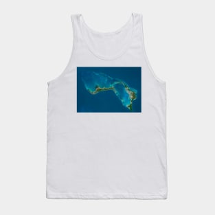 Grand Bahama and Abaco Islands, Bahamas, satellite image (C037/1299) Tank Top